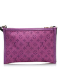 Brown LV Monogram Double Flat Messenger
