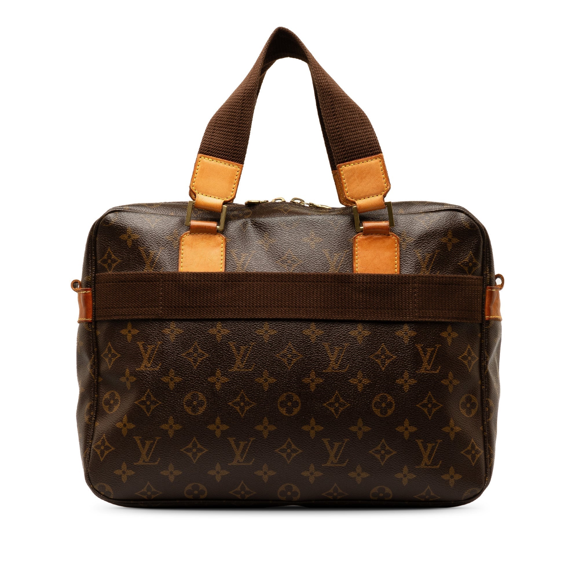 Brown LV Monogram Sac Bosphore Business Bag