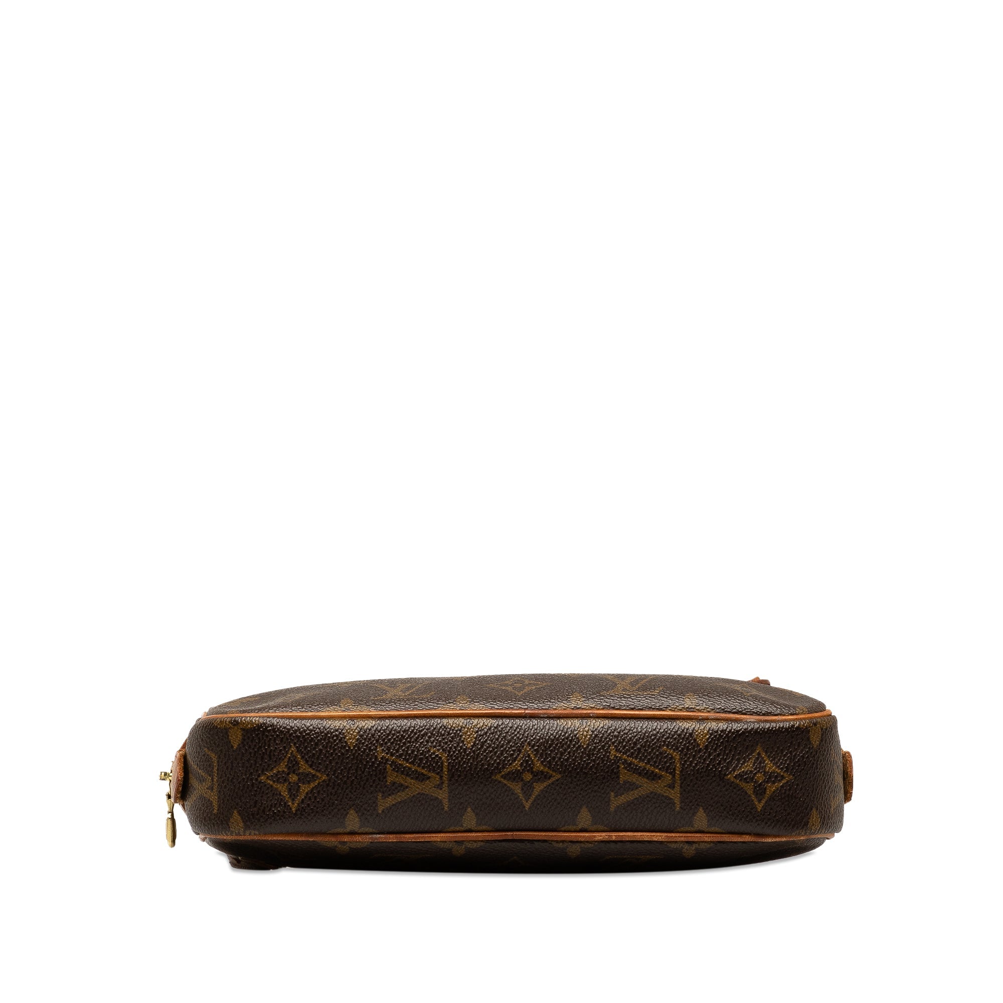 Brown LV Monogram Pochette Marly Bandouliere Crossbody Bag