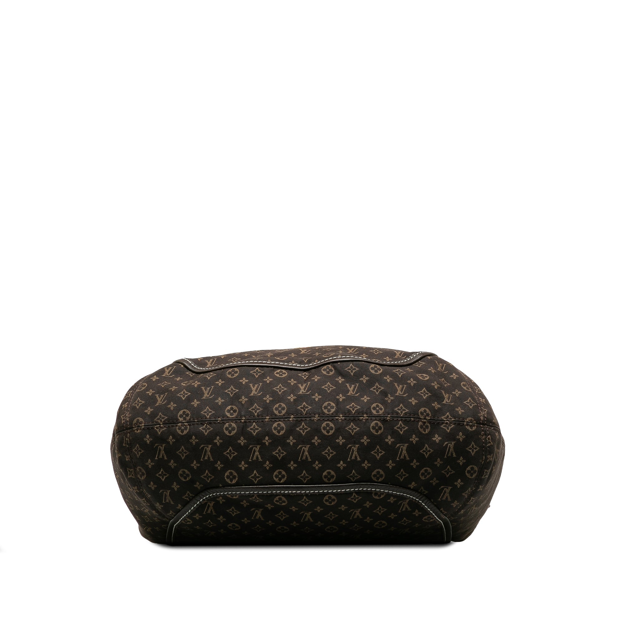 Brown LV Monogram Mini Lin Romance Hobo Bag