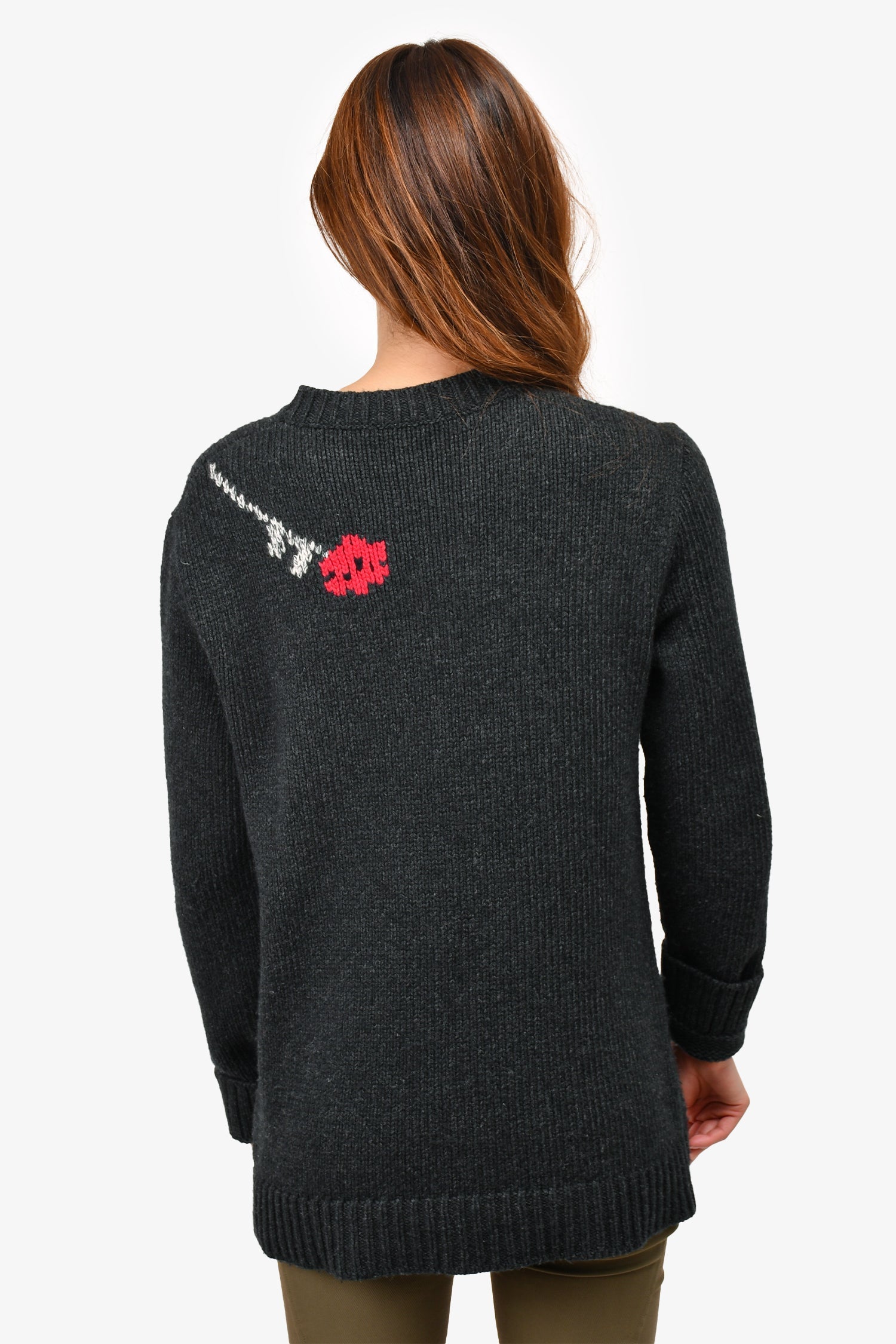 Christian D1OR 2018 Grey Wool/Cashmere 'Youthquake' Sweater Size 6 US