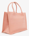 Christian D1OR 2020 Pink Oblique Embossed Leather Medium Book Tote