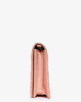 Christian D1OR 2019 Pink Satin Cannage Wallet on Chain