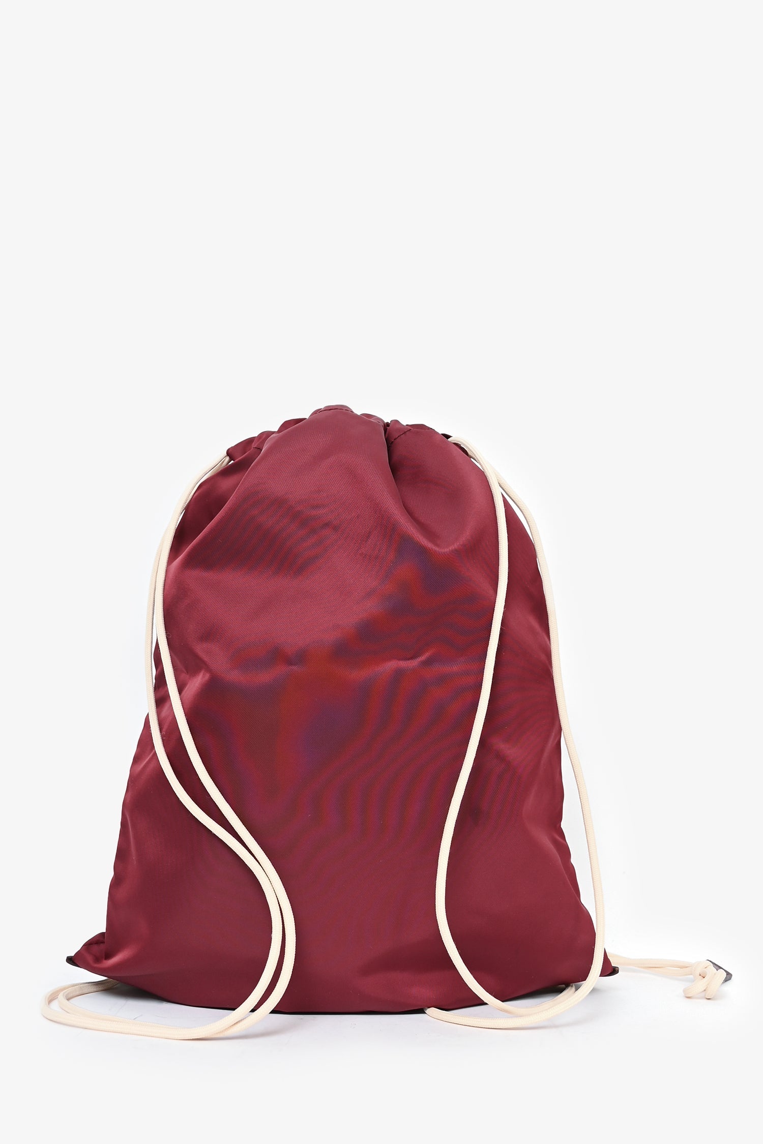 PRD 2019 Burgundy Nylon Drawstring Backpack