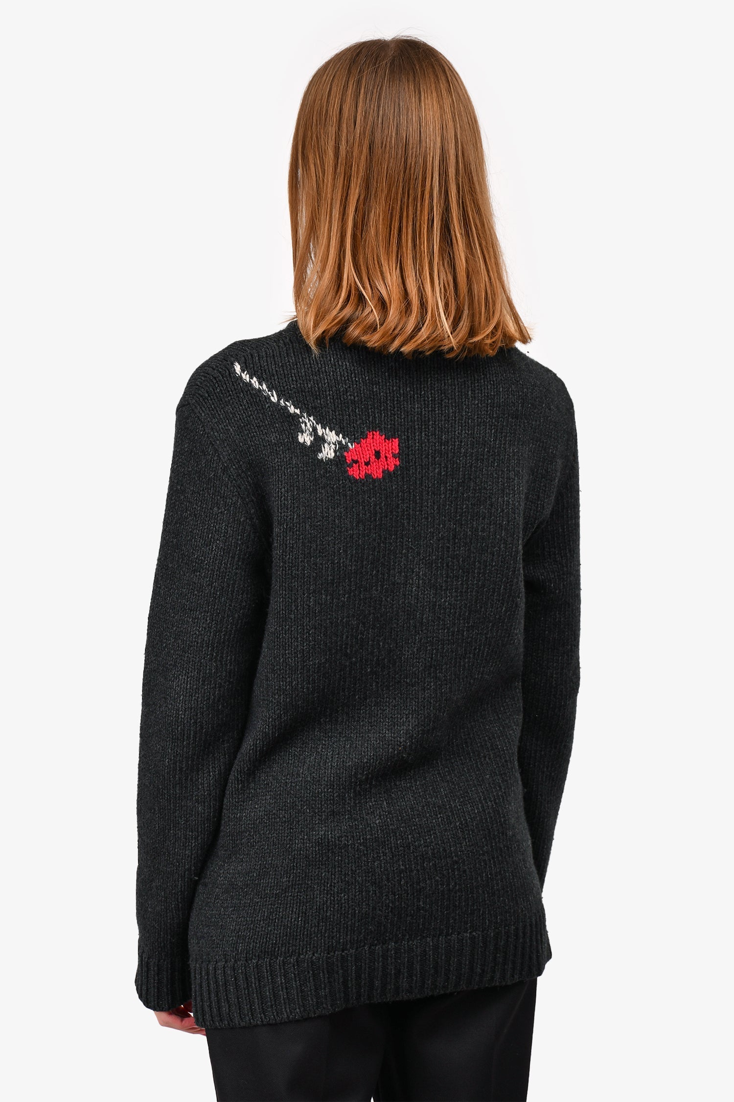 Christian D1OR 2018 Grey Wool/Cashmere 'Youthquake' Sweater Size 2 US