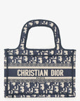 Christian D1OR 2020 Navy Oblique Mini Book Tote
