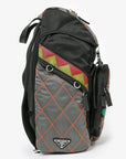PRD 2017 S/S Runway Grey/Multi Nylon Contrast Stitch Backpack