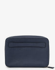 PRD 2021/2 Navy Saffiano Leather Zip Around Clutch Mens