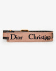 Christian D1OR Brown/Black Canvas/Leather Bag Strap