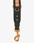 Christian D1OR Brown/Black Canvas/Leather Bag Strap