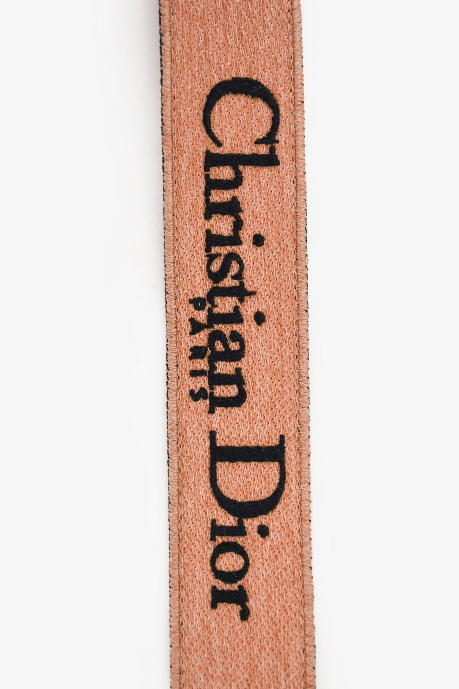 Christian D1OR Brown/Black Canvas/Leather Bag Strap