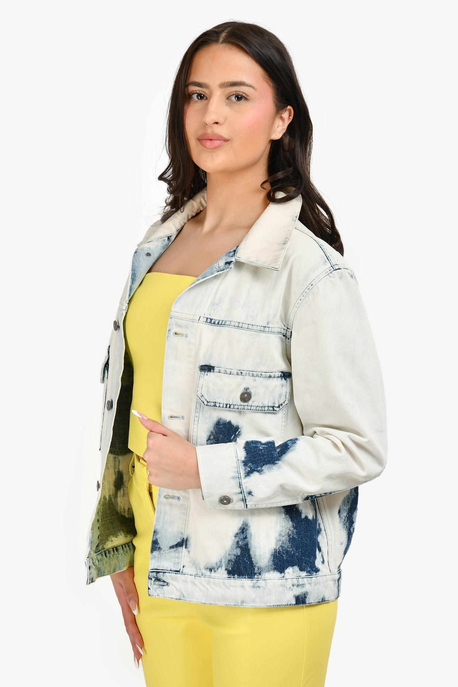 Christian D1OR Blue Denim Washed Jacket Size 34