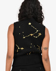 Christian D1OR Black Wool Knit Capricorn Zodiac Top Size 4