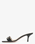 PRD Black Embellished Kitten Heels Size 39.5