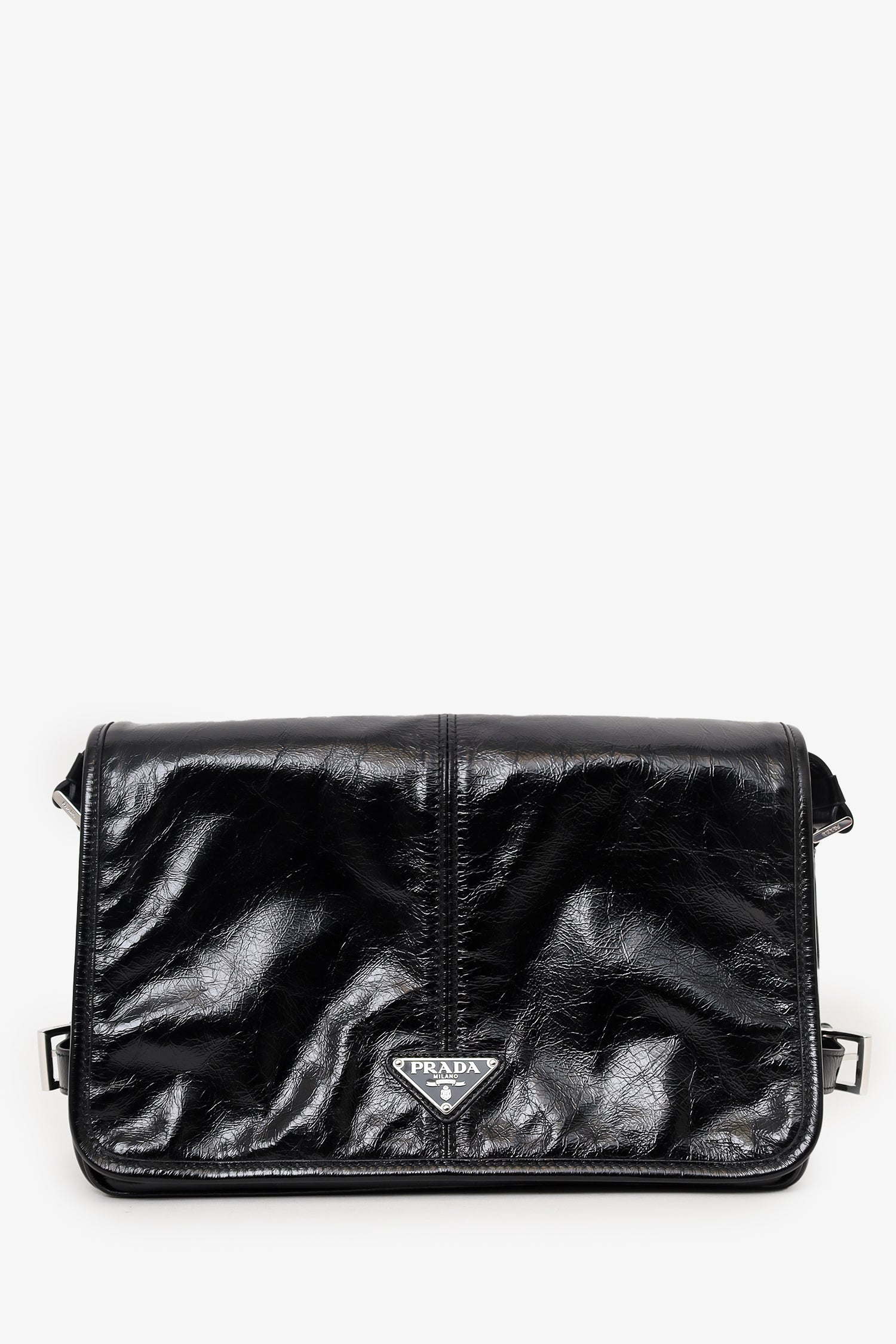 PRD Black Small Nappa Leather Duffle Bag
