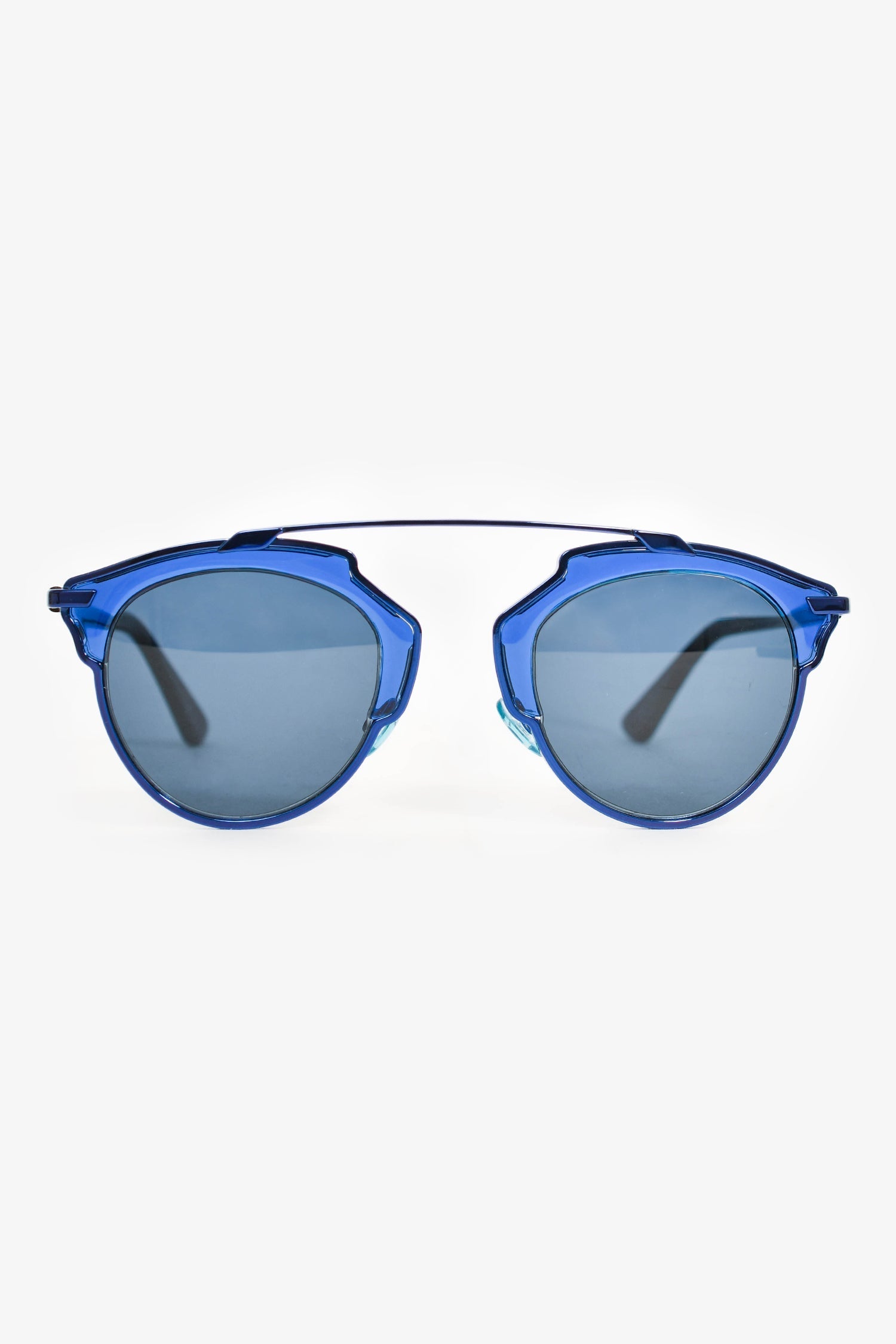 Christian D1OR Blue 'D1ORSoReal' Aviator Sunglasses