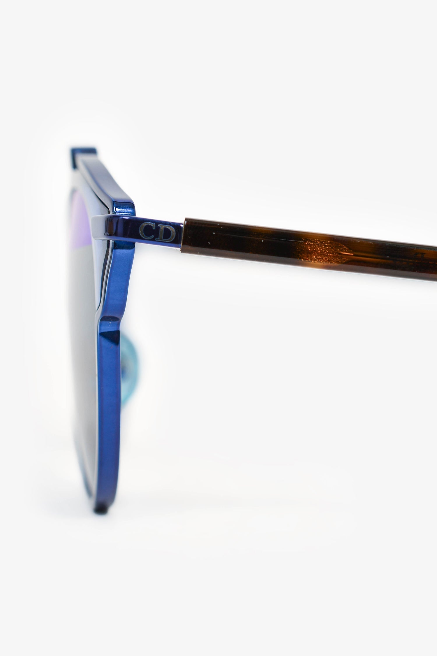 Christian D1OR Blue 'D1ORSoReal' Aviator Sunglasses