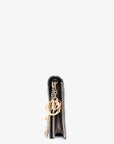 Christian D1OR 2019 Silver Cannage Leather Lady D1OR Pouch on Chain