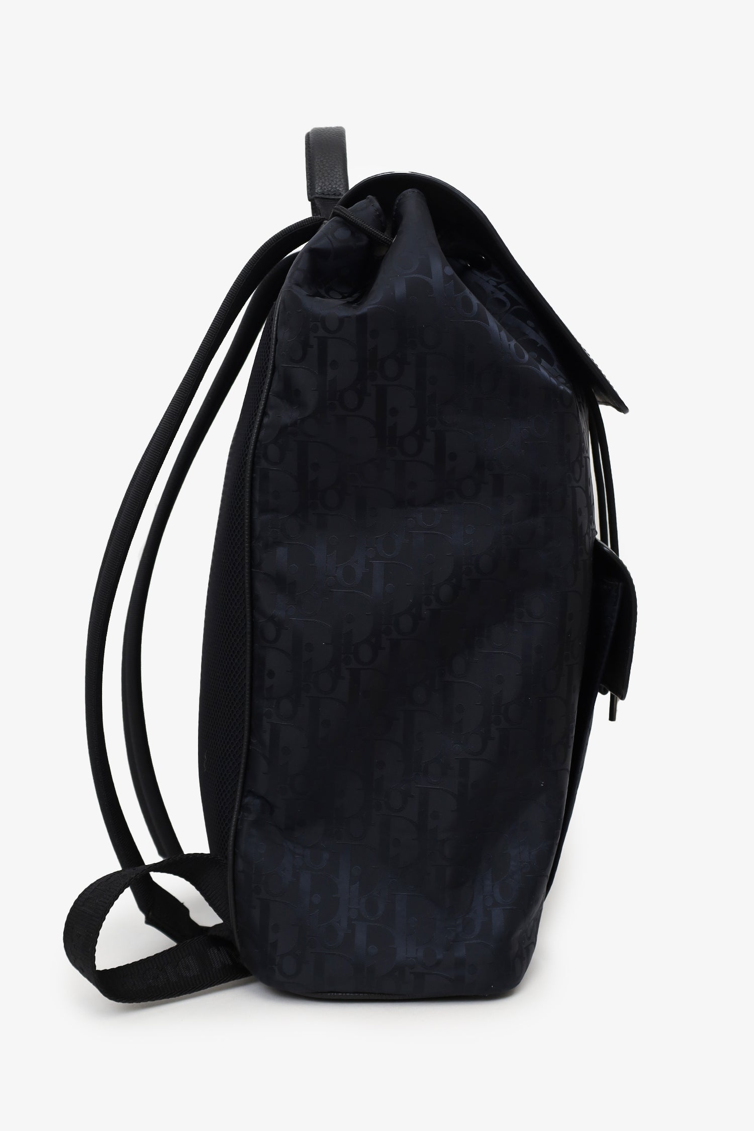 Christian D1OR 2022 Navy/Black Leather/Nylon Motion Oblique Backpack