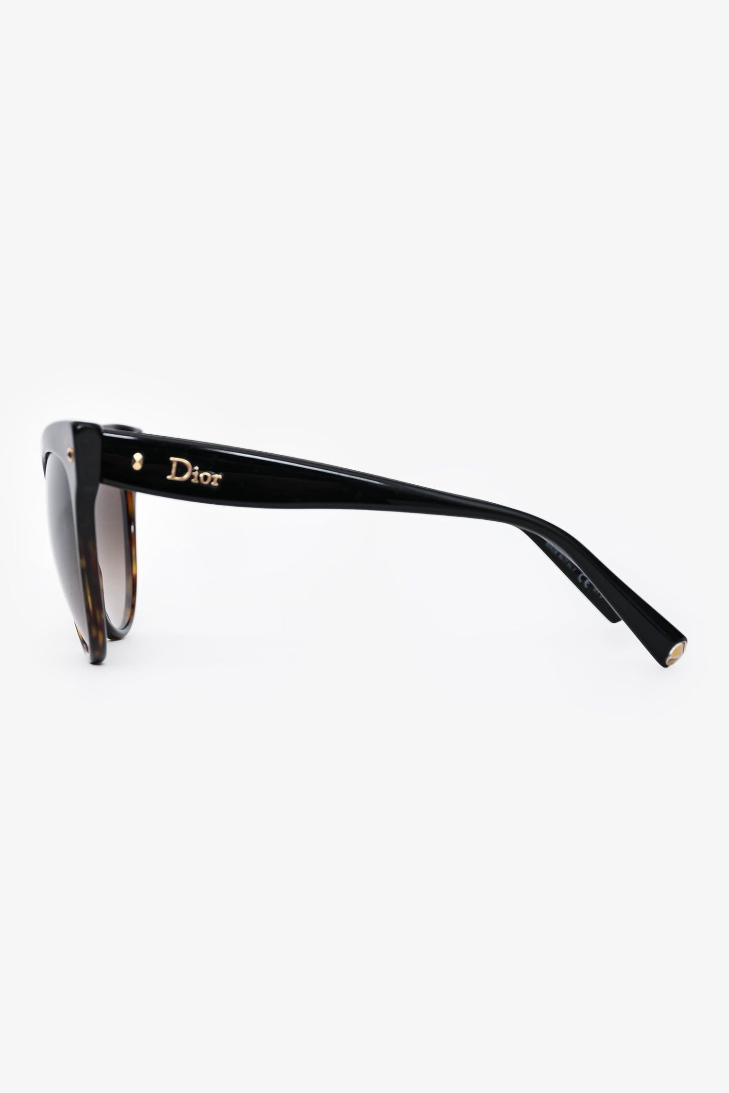 Christian D1OR Brown Cat Eye Sunglasses