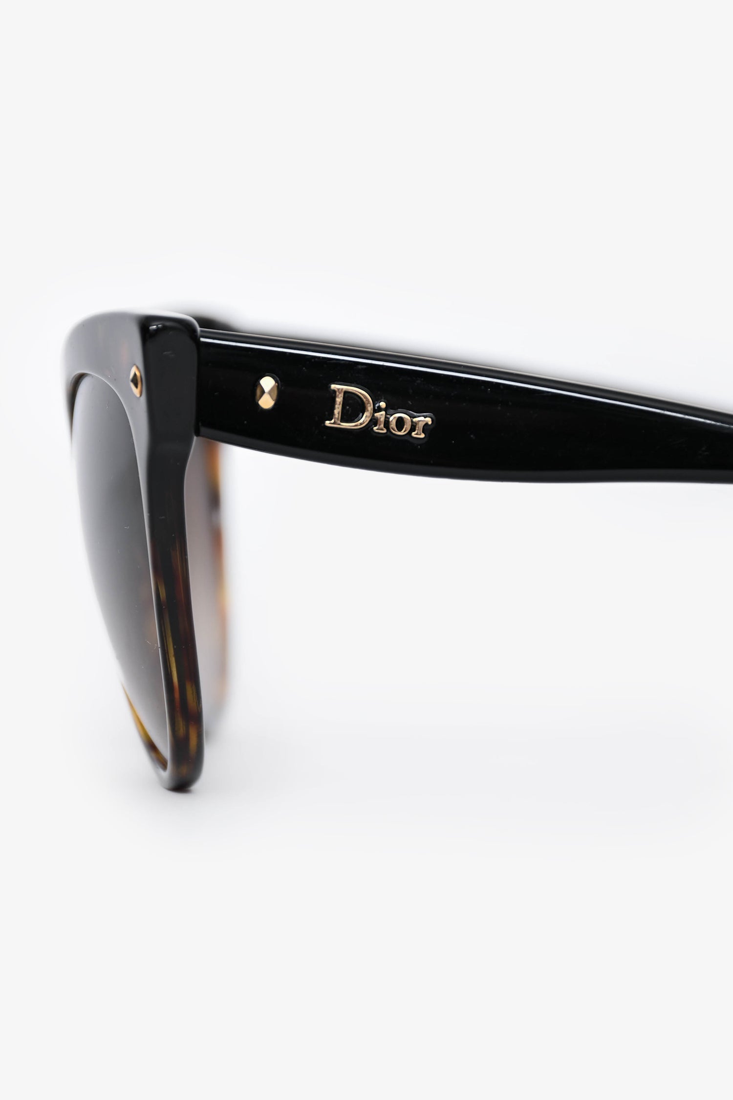 Christian D1OR Brown Cat Eye Sunglasses