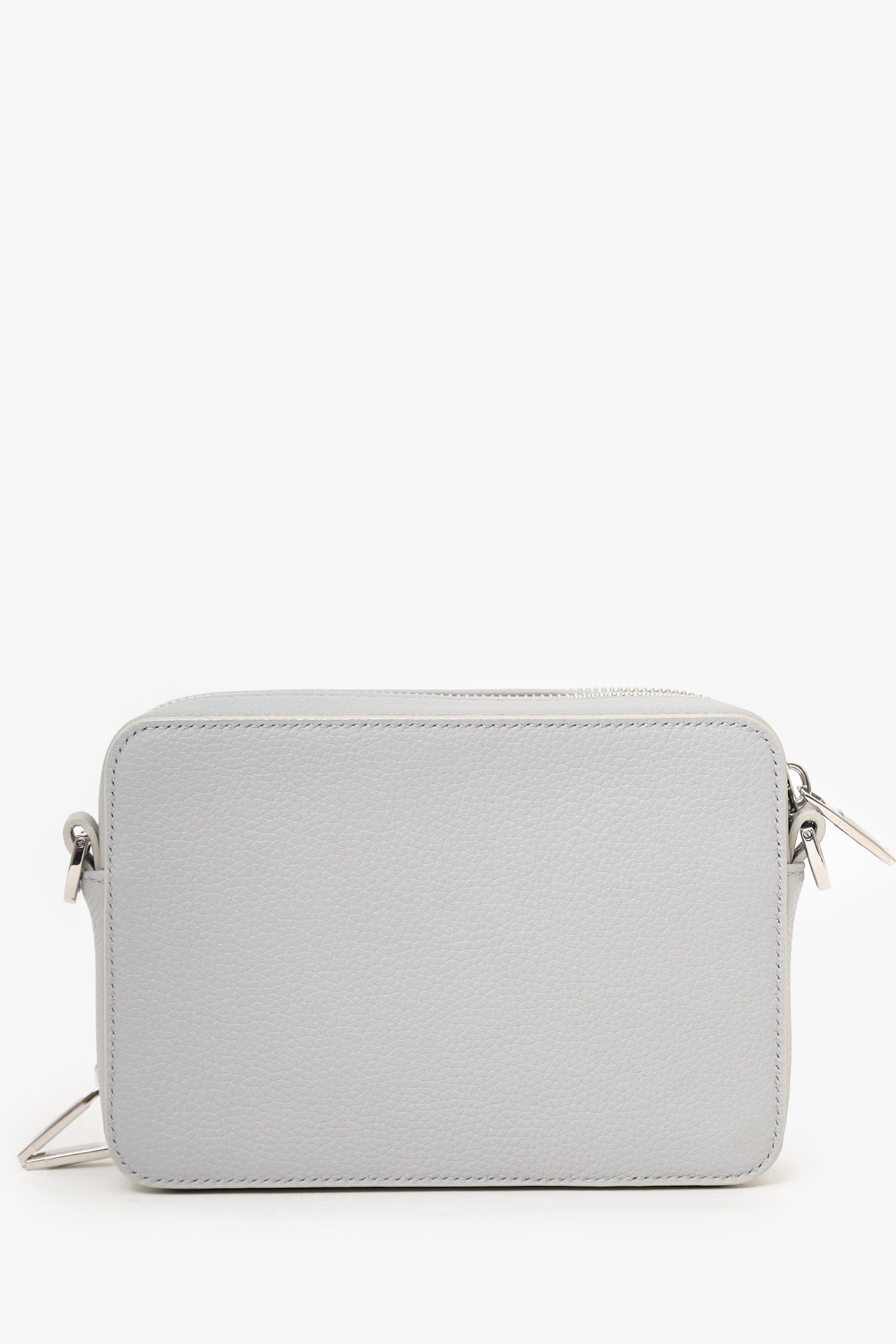 Christian D1OR  X Air Jordan 2020 Grey Grained Calfskin Wings Crossbody Mens