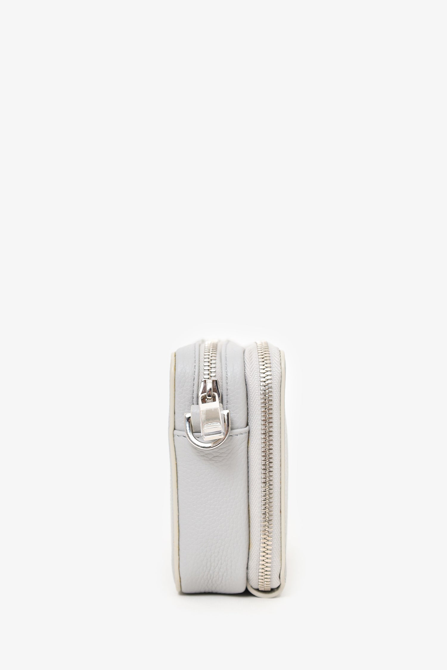 Christian D1OR  X Air Jordan 2020 Grey Grained Calfskin Wings Crossbody Mens