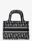 Christian D1OR 2019 Navy Oblique Mini Book Tote