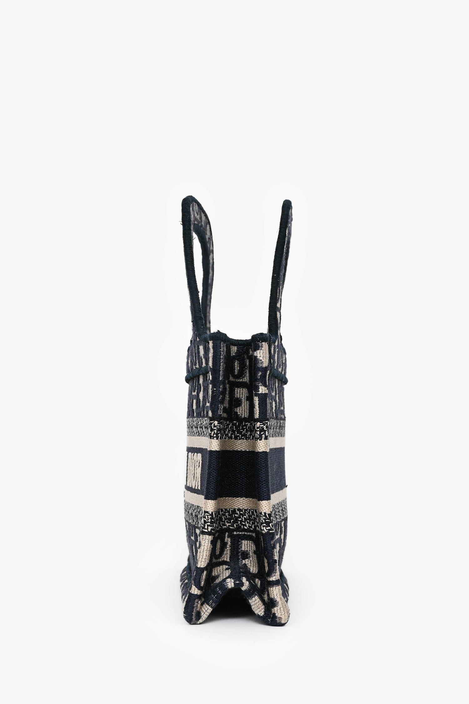 Christian D1OR 2019 Navy Oblique Mini Book Tote