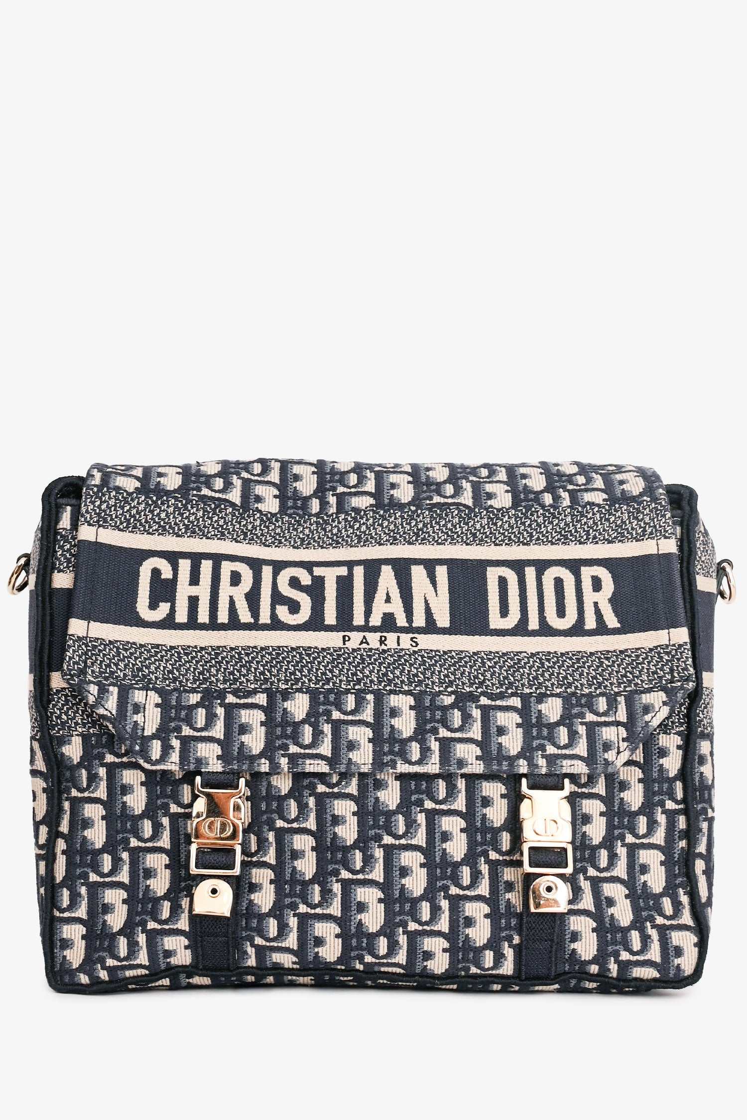 Christian D1OR 2022 Navy Oblique Medium D1ORcamp Bag