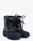 Christian D1OR Blue Oblique D-Venture Jacquard Boots Size 37.5