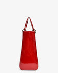 Christian D1OR 2011 Red Patent Leather Large Lady D1OR