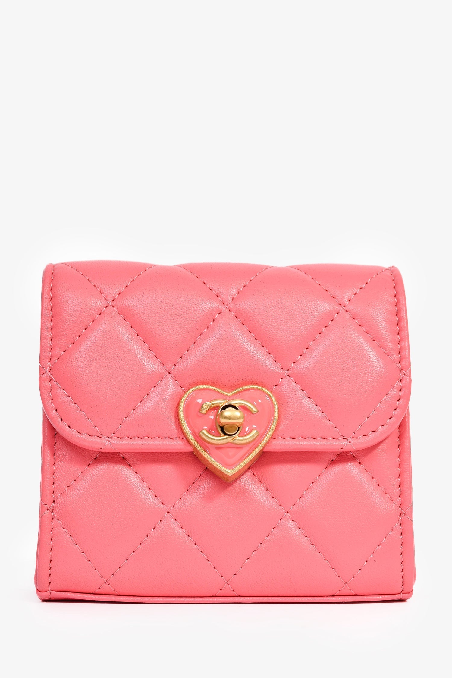 2022+ CH™ Pink Mini Coco Love Flap Bag