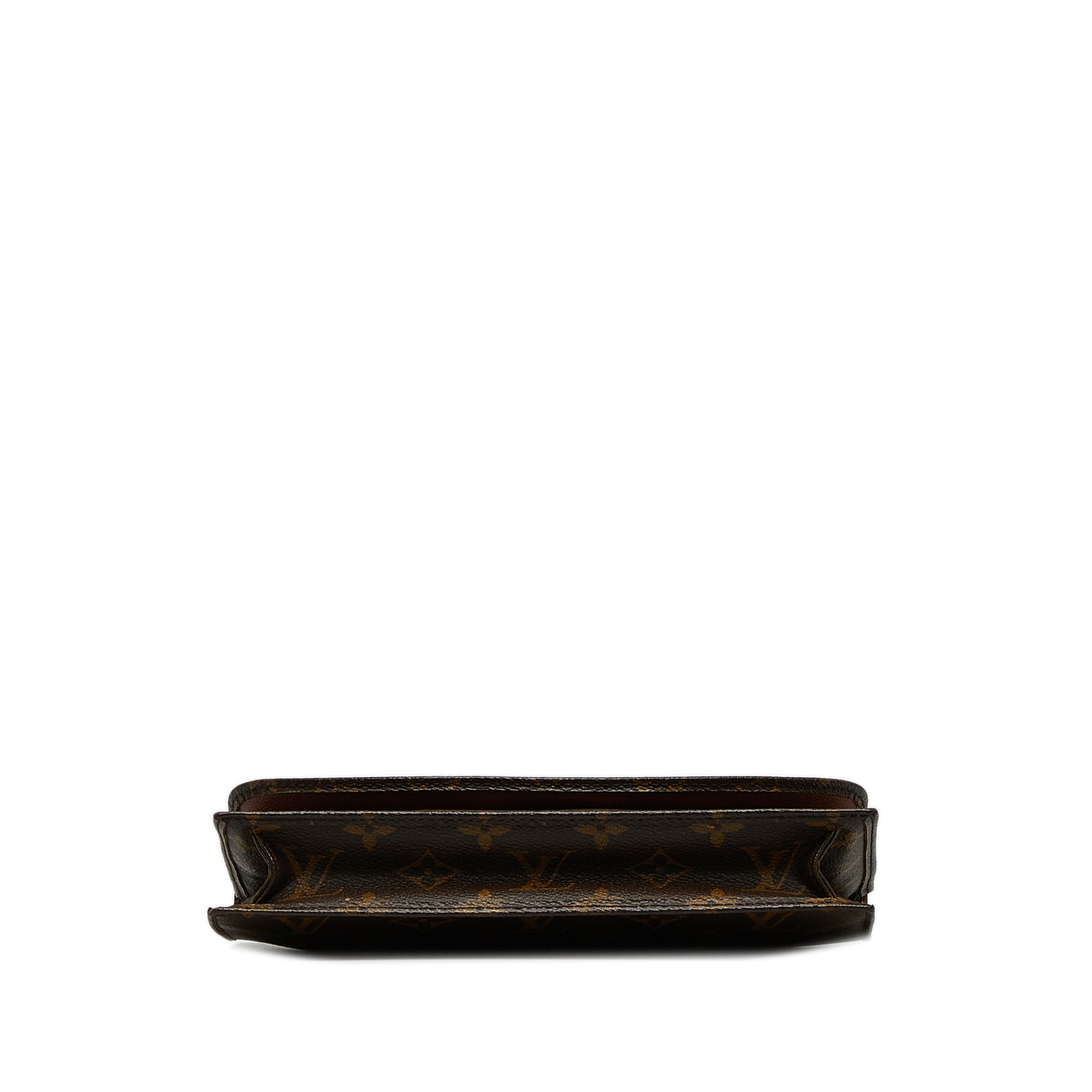 Brown LV Monogram Pochette Rabat 23 Clutch Bag