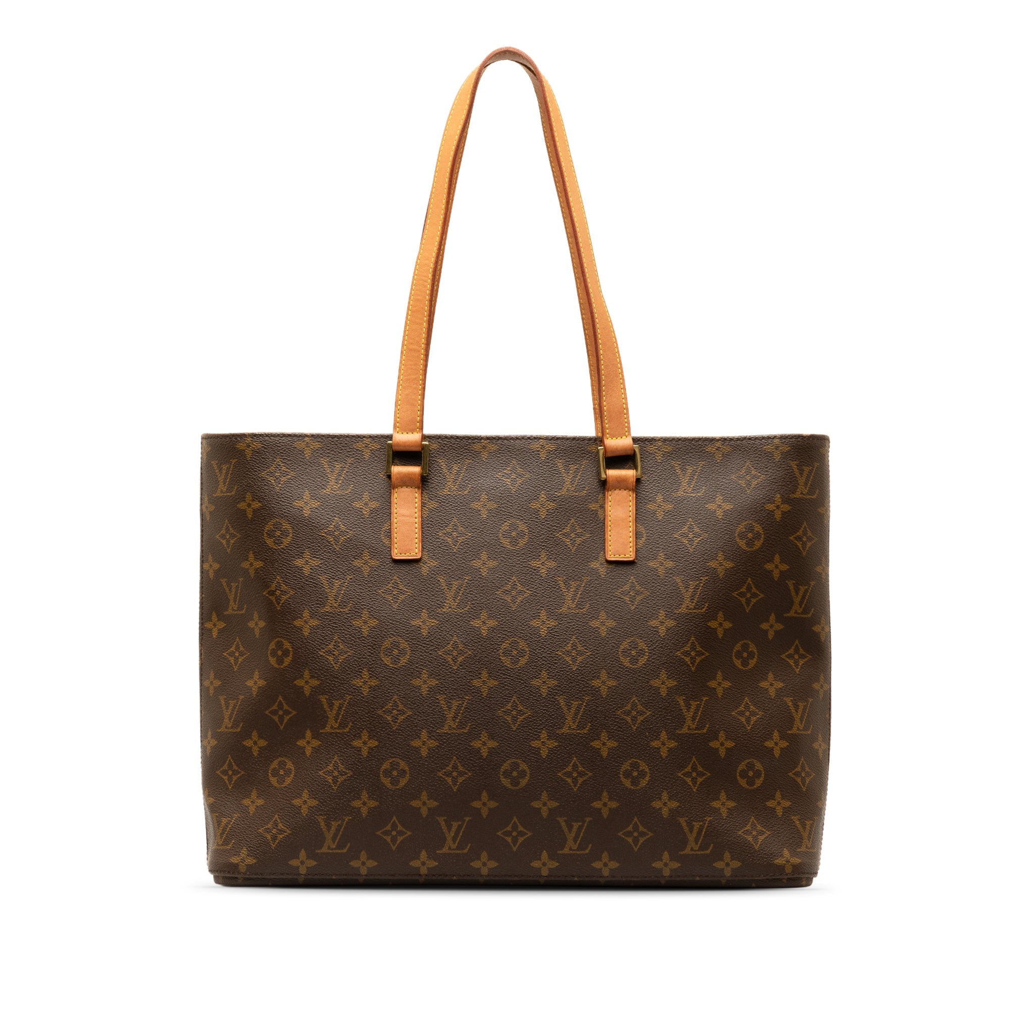 Brown LV Monogram Luco Tote Bag