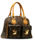 Brown LV Monogram Manhattan PM HandBag
