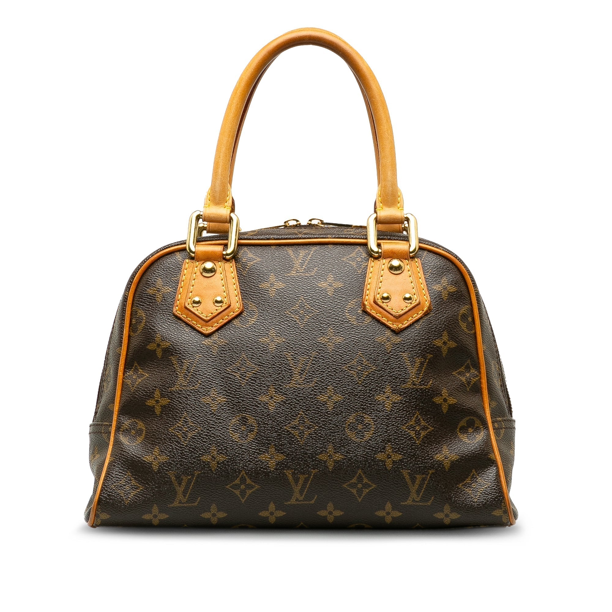 Brown LV Monogram Manhattan PM HandBag