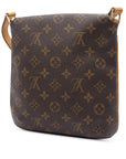 Brown LV Monogram Musette Salsa Short Strap Shoulder Bag