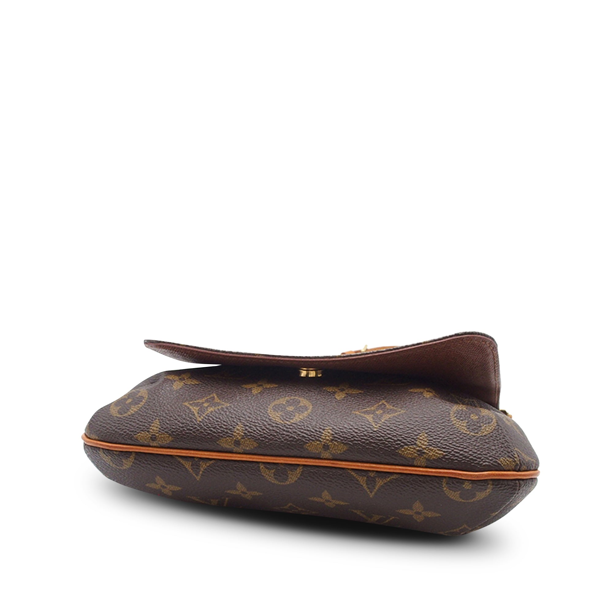 Brown LV Monogram Musette Salsa Short Strap Shoulder Bag