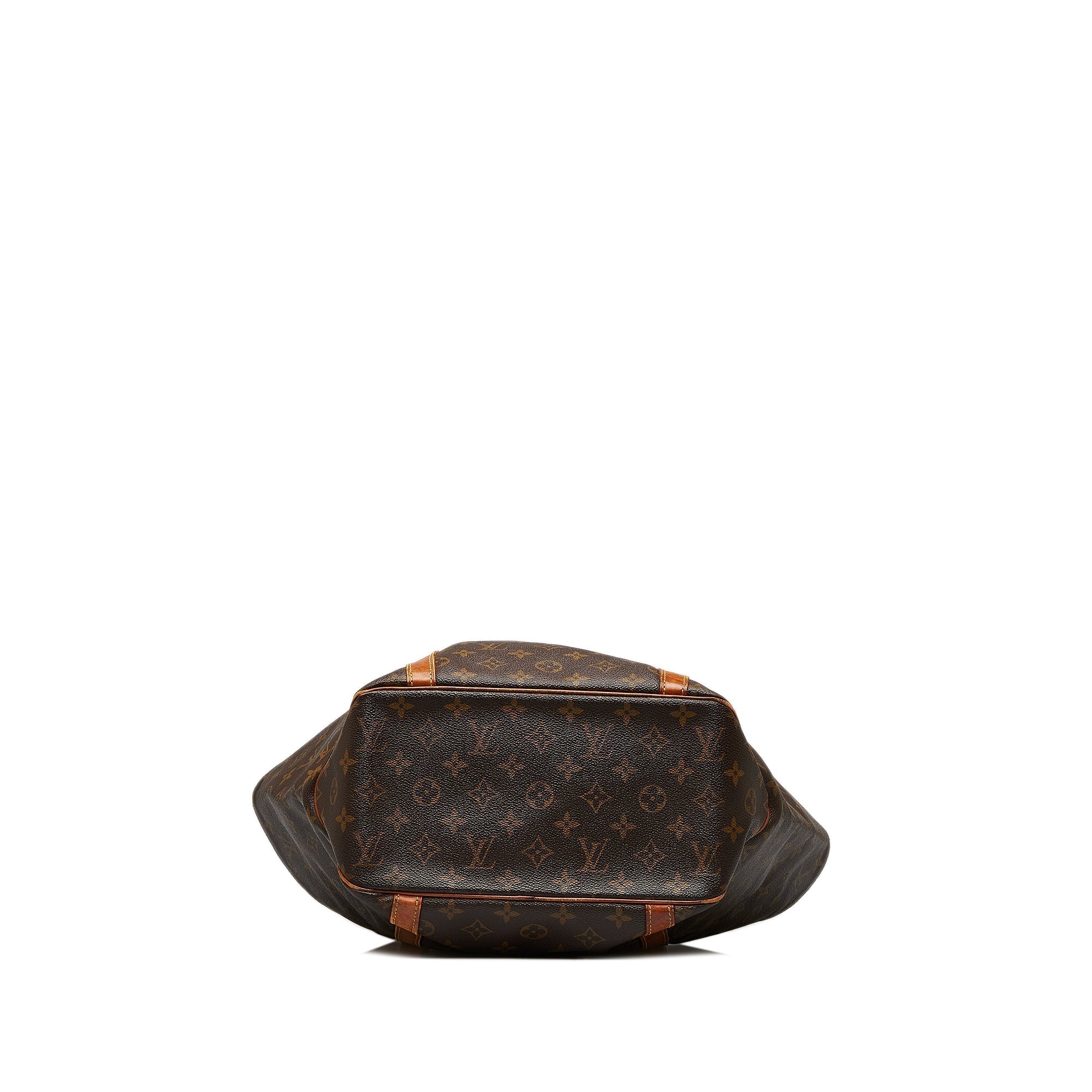 Brown LV Monogram Sac Shopping Tote Bag