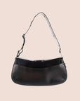 CHRISTIAN D1OR BLACK LEATHER STREET CHIC COLUMBUS BAG