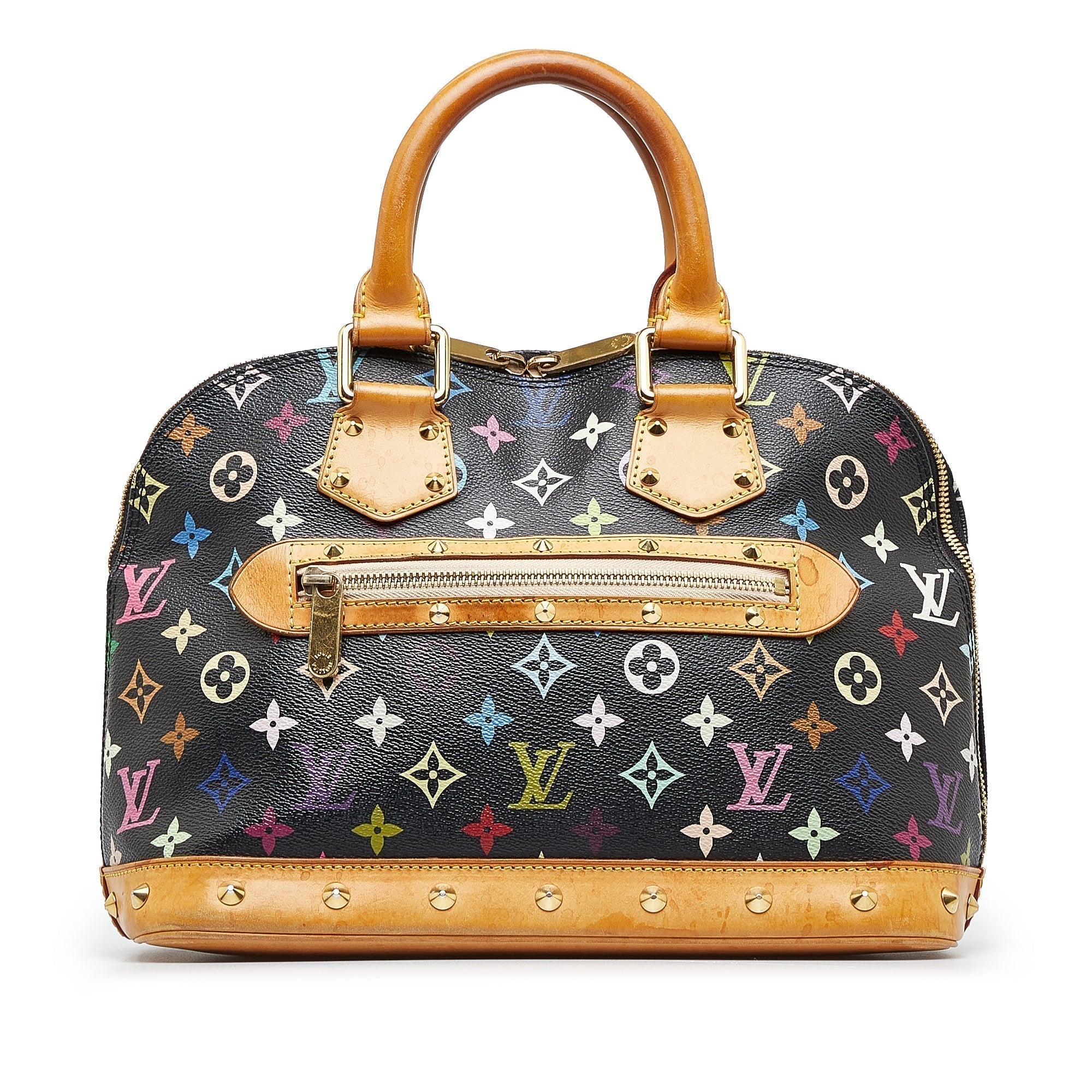 Black LV Monogram Multicolore Alma PM HandBag