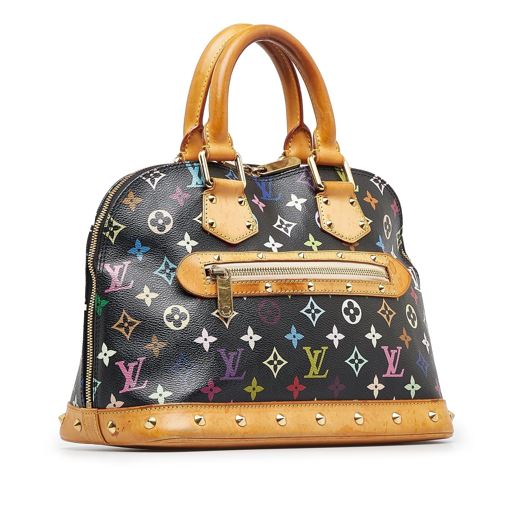 Black LV Monogram Multicolore Alma PM HandBag