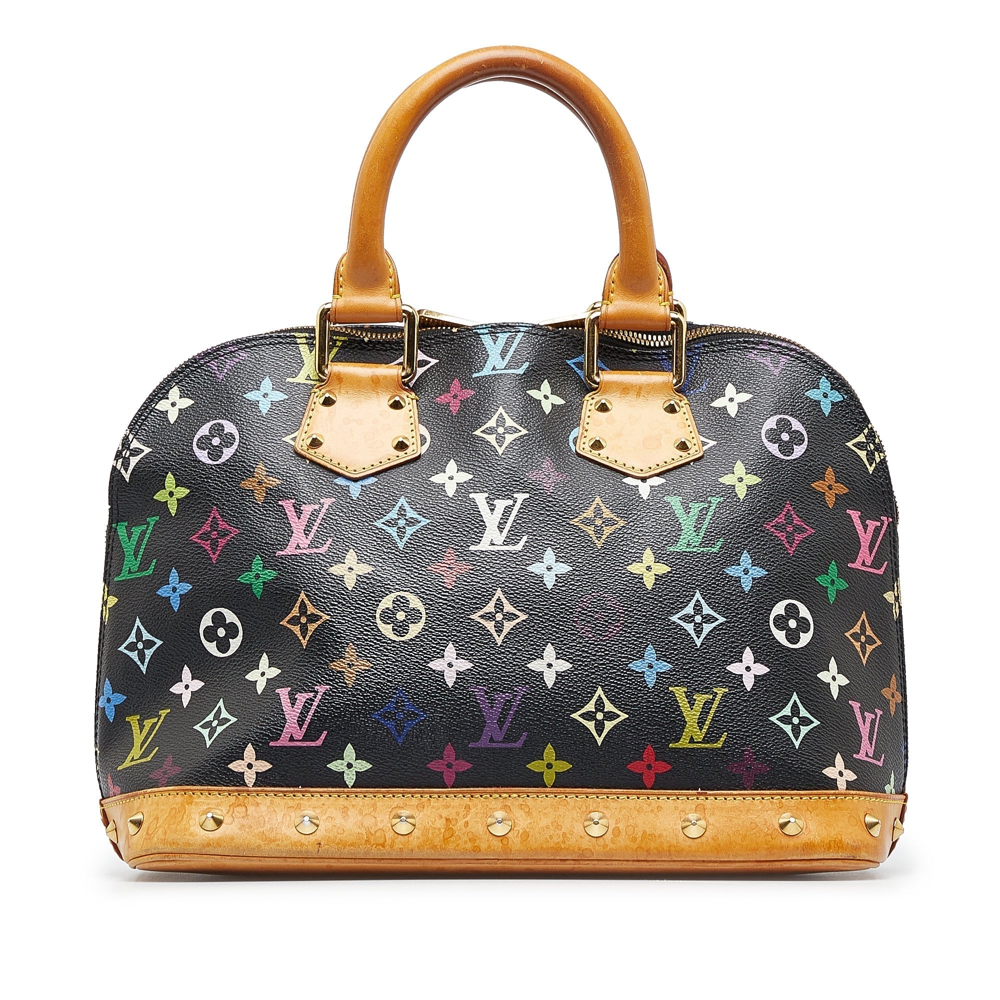 Black LV Monogram Multicolore Alma PM HandBag