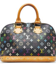 Black LV Monogram Multicolore Alma PM HandBag