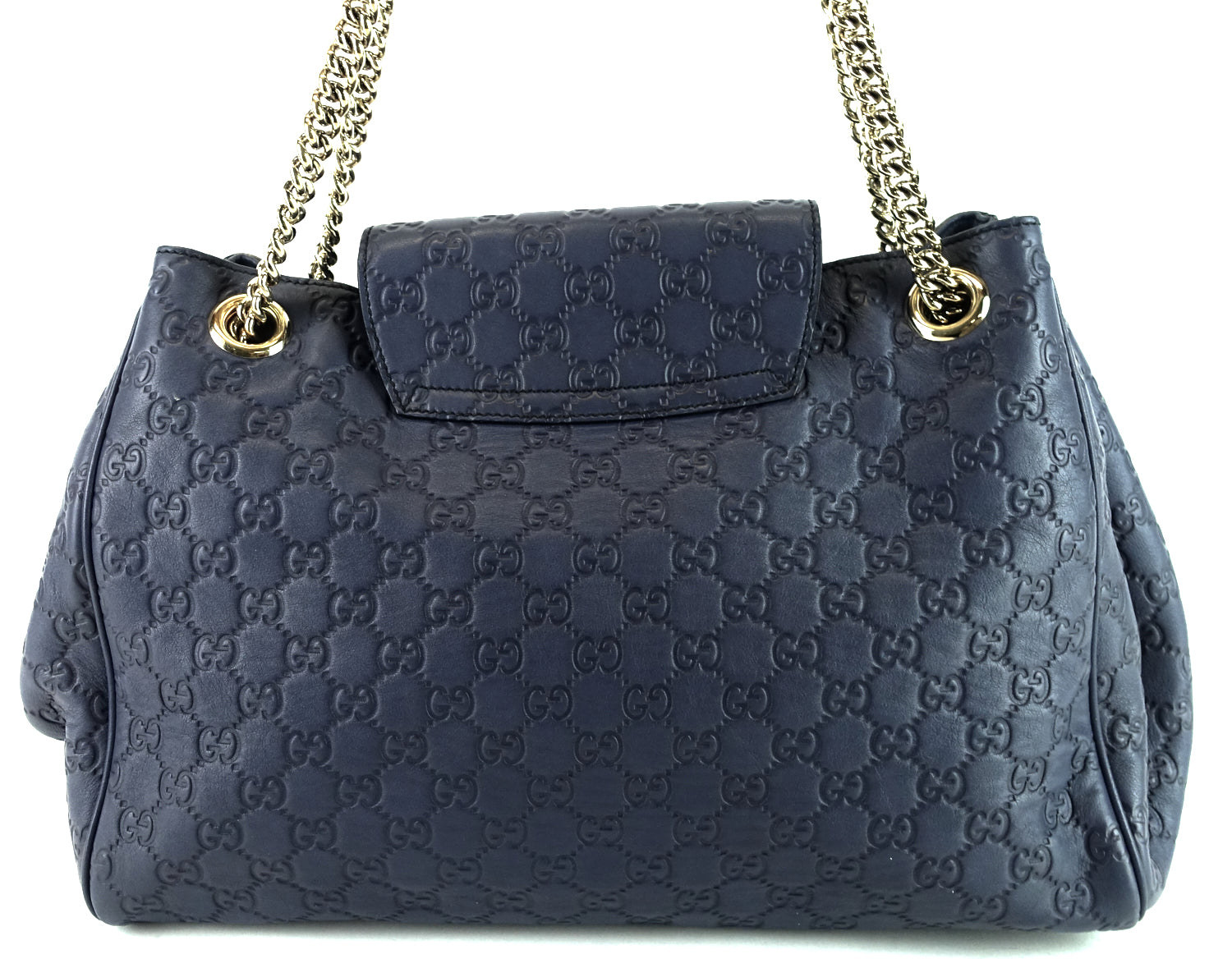Emily Large GCCIssima Leather Flap Bag