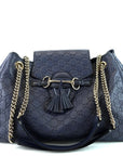 Emily Large GCCIssima Leather Flap Bag