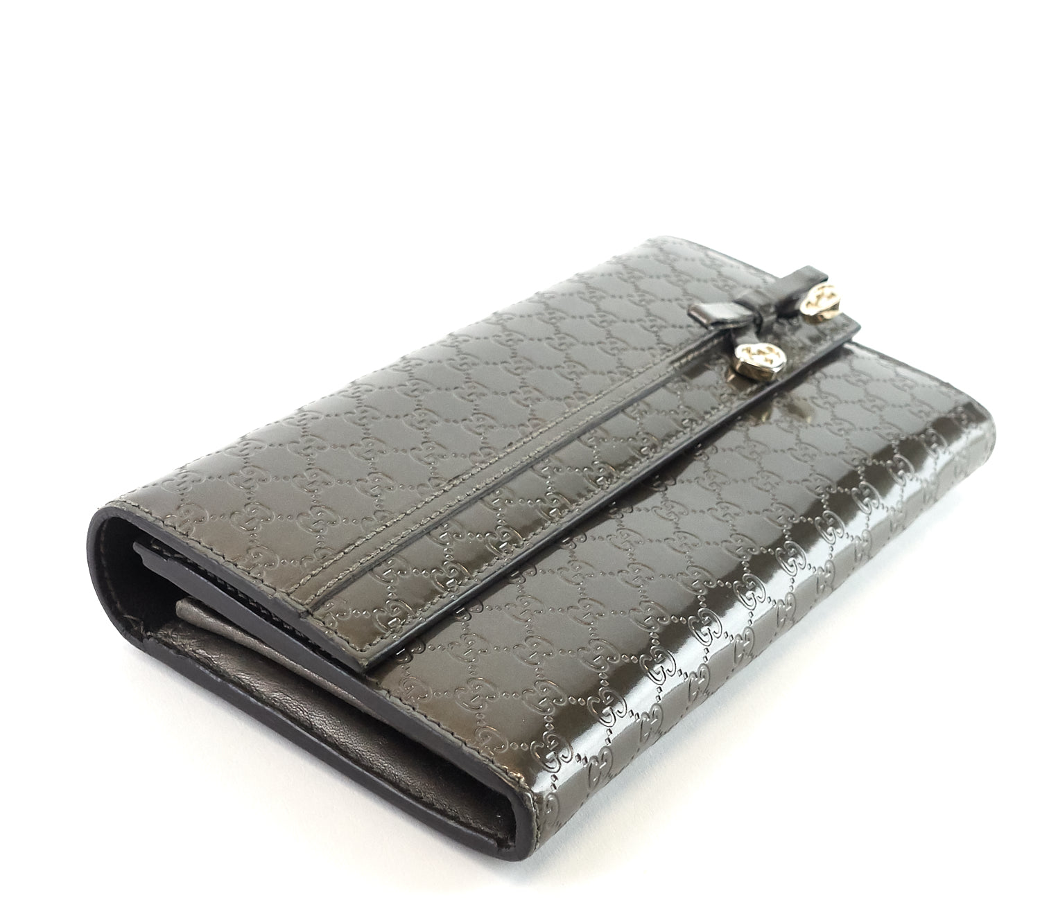 Candy Shine MicroGCCIssima Patent Leather Wallet