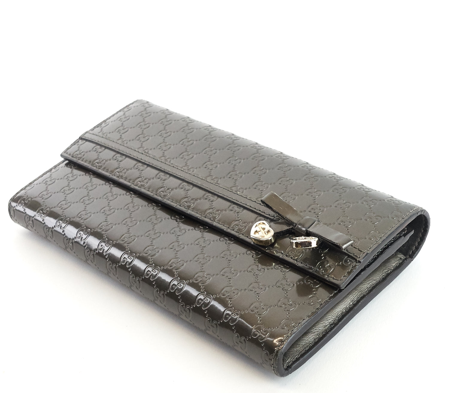 Candy Shine MicroGCCIssima Patent Leather Wallet