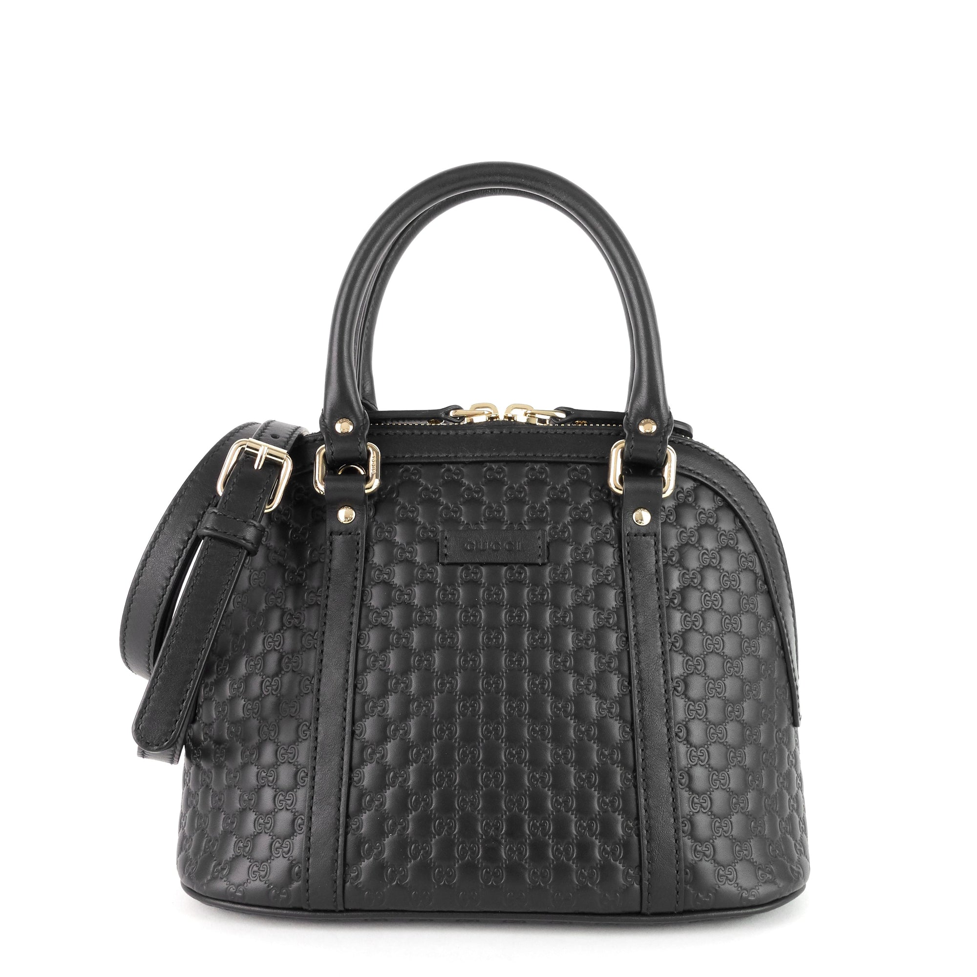 Dome Mini MicroGCCIssima Leather Bag